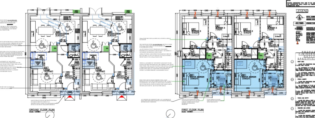 Supplied indicative residential floor plans